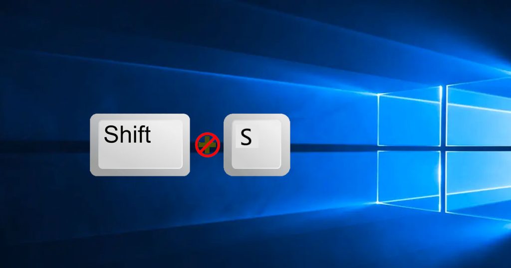 修正済み：WindowsShiftSがWindows10で機能しない