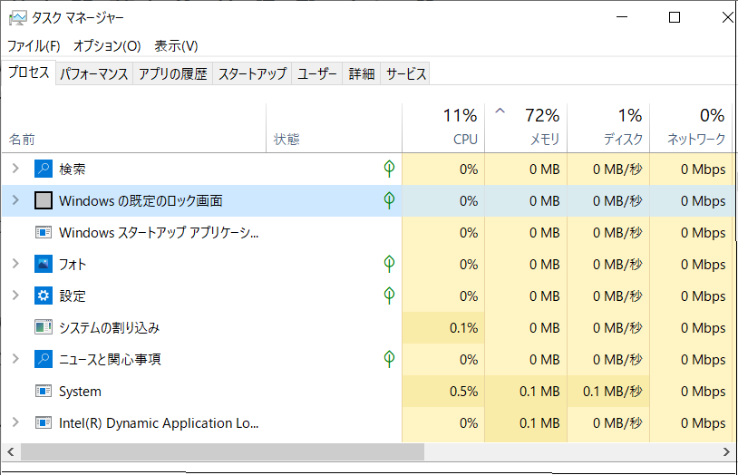 タスクマネージャー