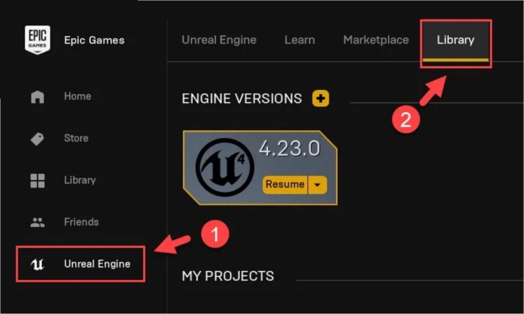 Epic Games-Unreal Engine - Library
